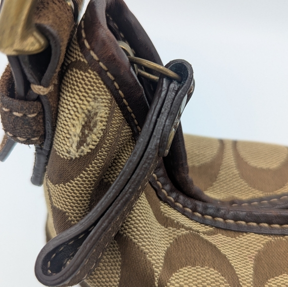 Coach Canvas Shoulder Bag - Picture 4 of 15